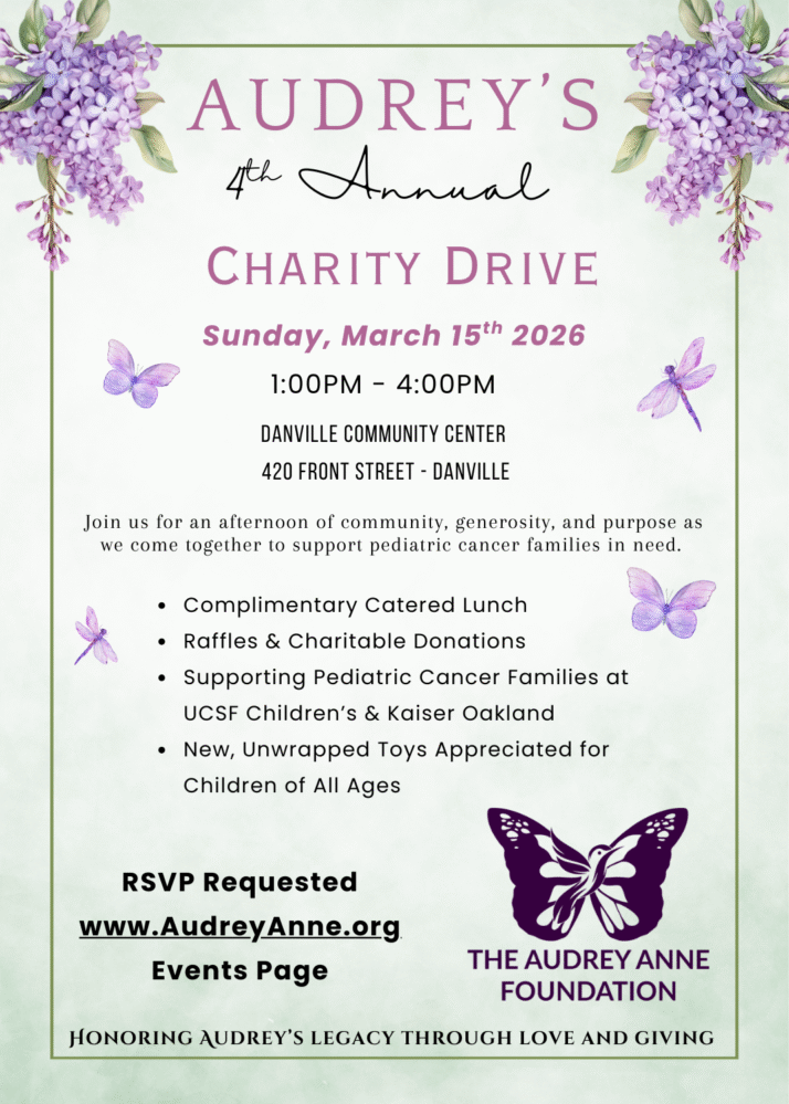 Audrey's 4th Annual Charity Drive